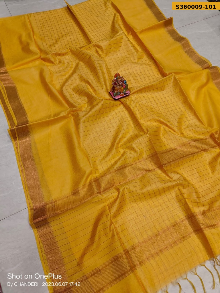Fancy Semi Tussar Silk Saree