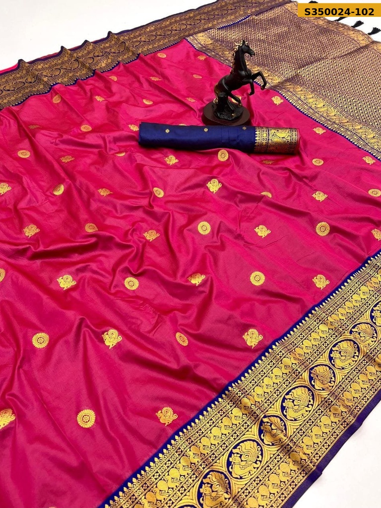 Fancy Gadwal Soft Silk Sarees