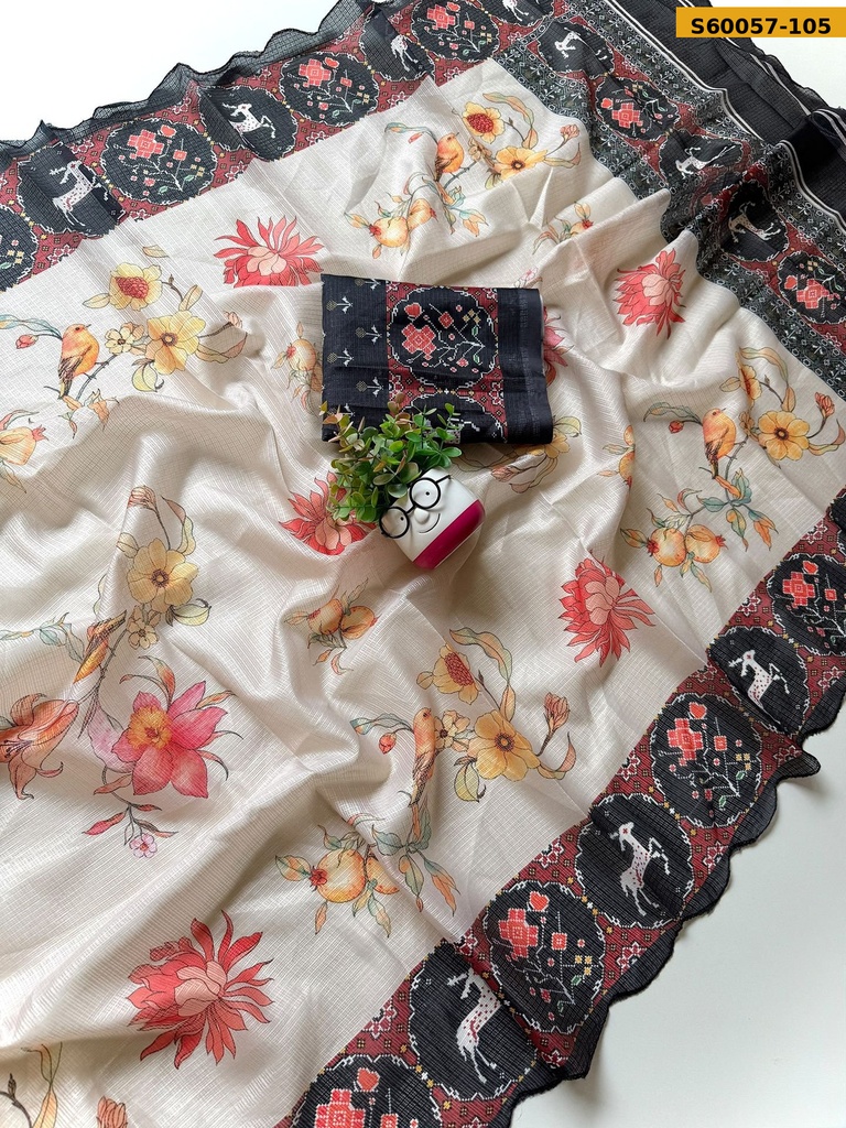 Fancy Kota Checks Saree
