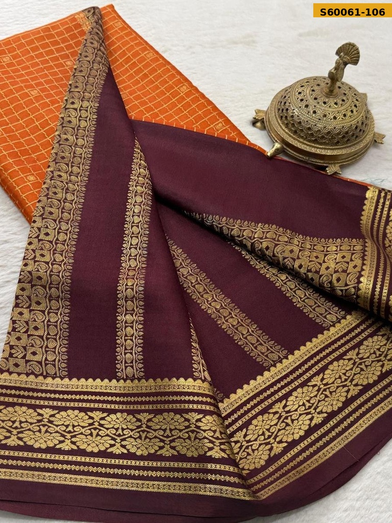 Fancy Crepe Silk  Saree