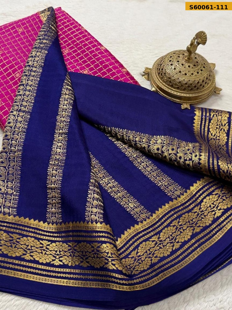 Fancy Crepe Silk  Saree