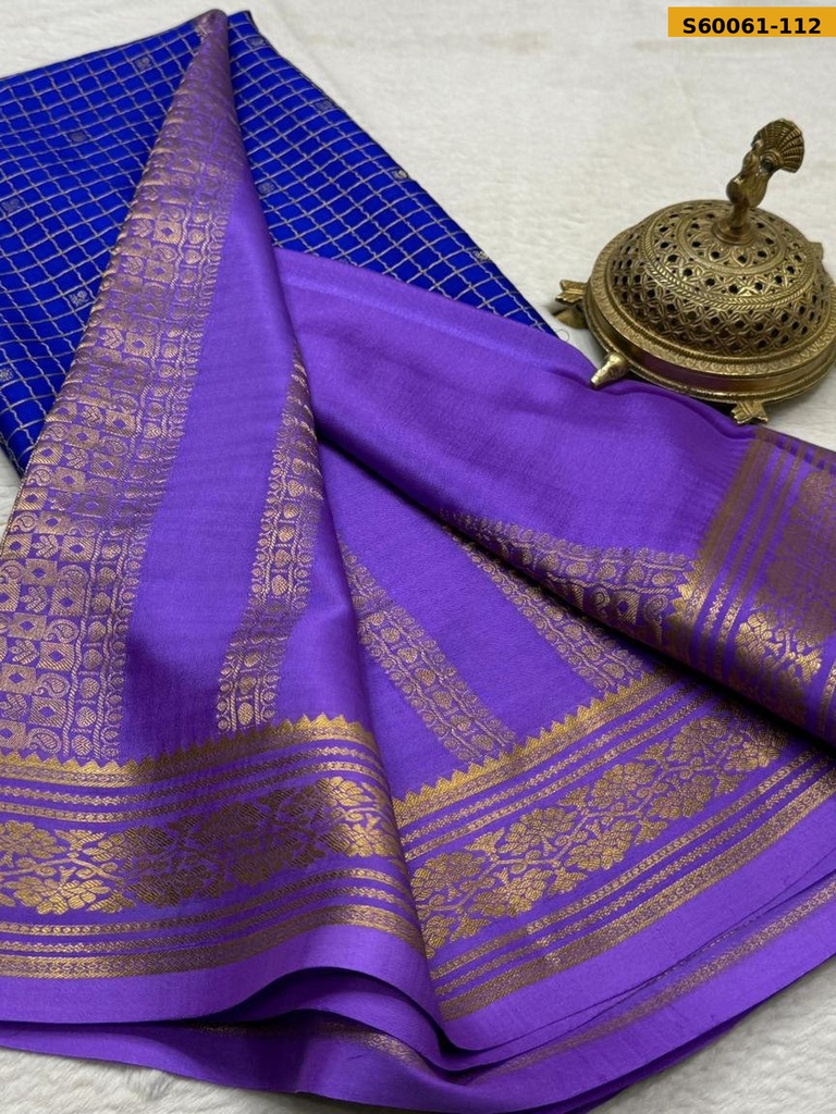Fancy Crepe Silk  Saree