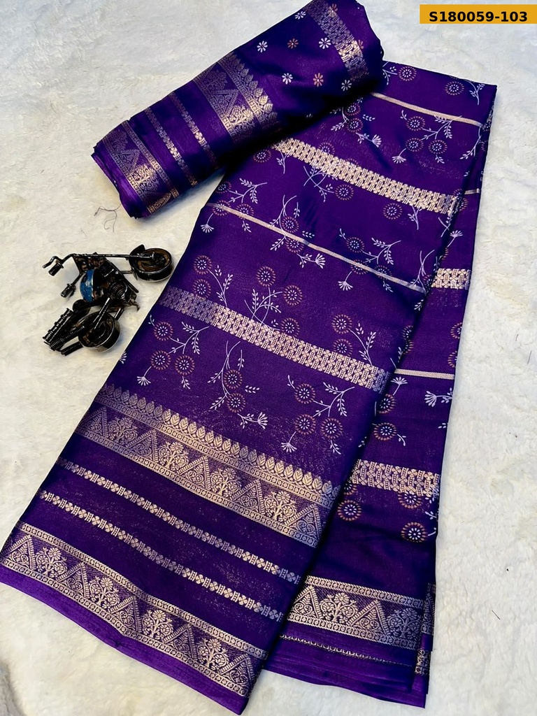 Fancy Mysore Silk  Saree