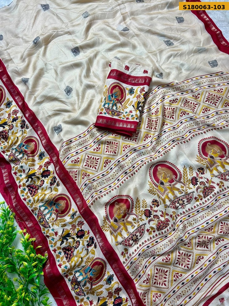 Fancy Marshmellow Saree