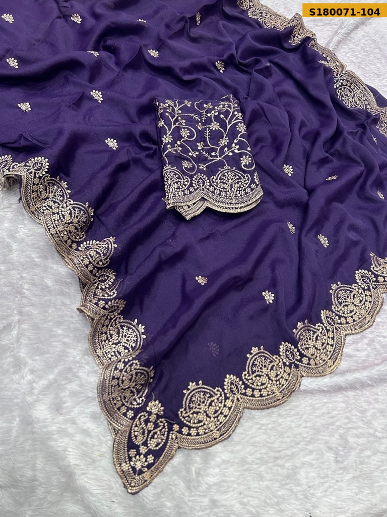 Fancy Star Georgette Saree