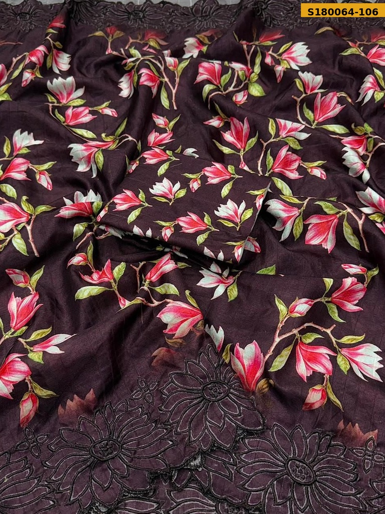 Fancy Tussar Silk Saree