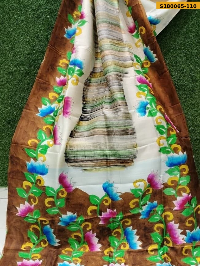 Fancy Khadi Silk Saree