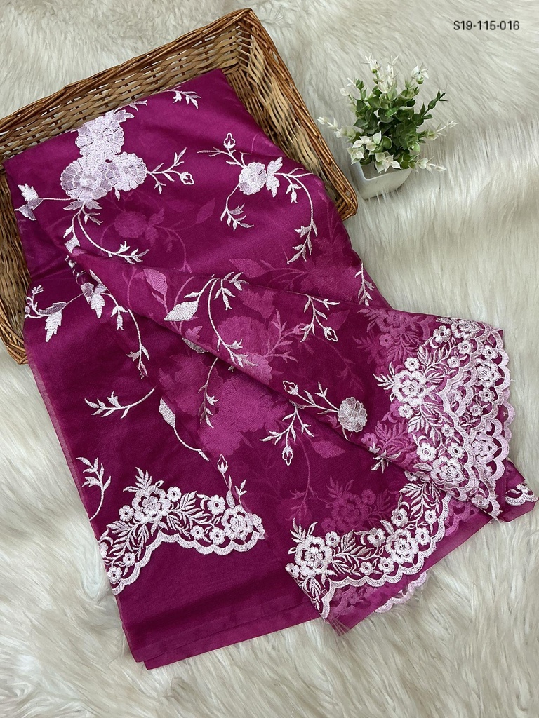 Fancy Banarasi Organza saree