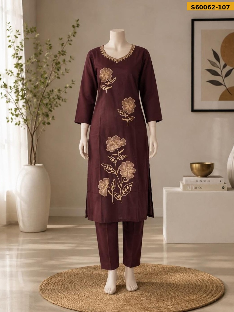 Fancy Dabu Cotton Coord Set