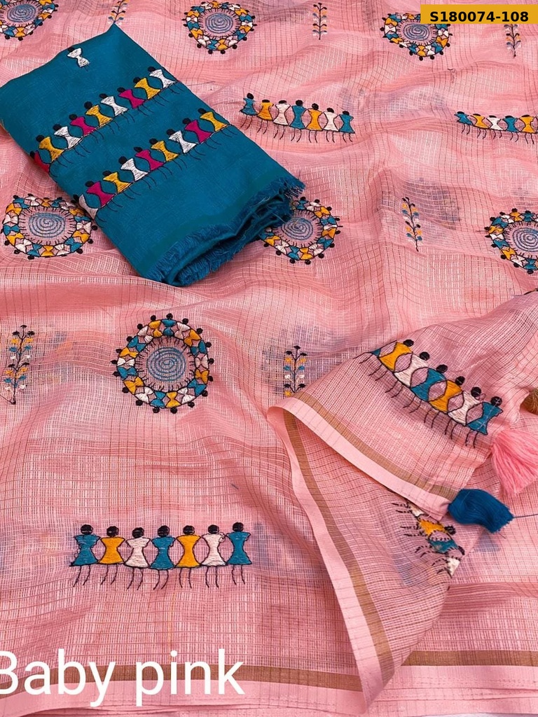 Fancy Manipuri Kota Checks Saree