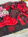 Fancy Fendy Satin Space Silk Saree