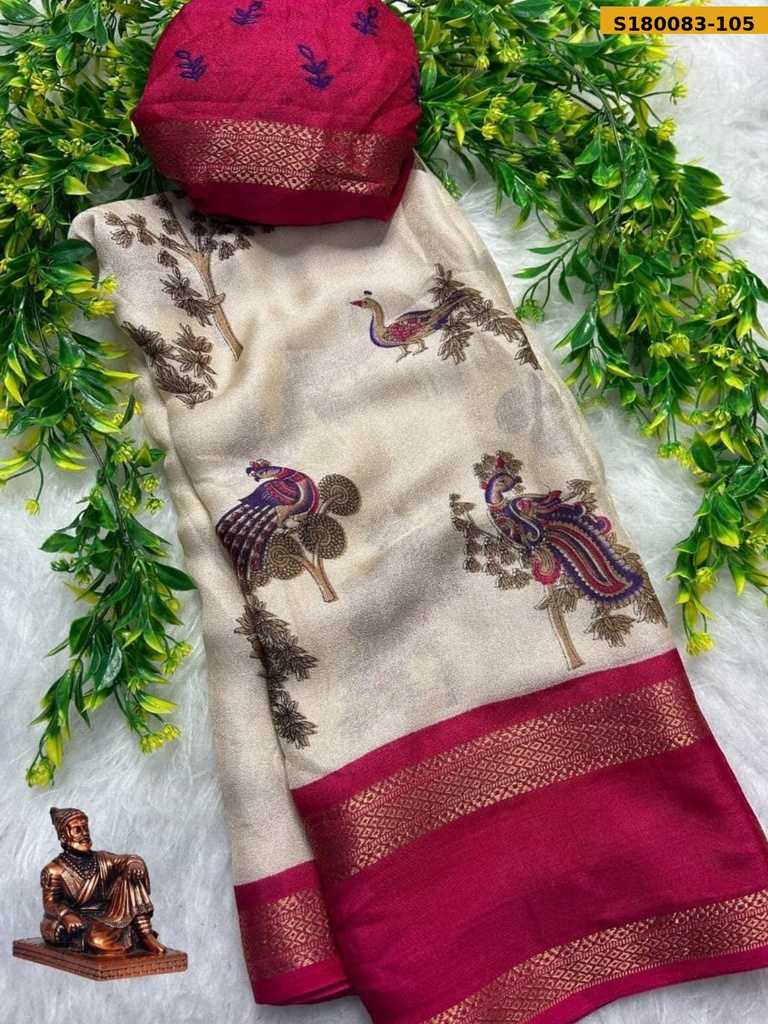 Fancy Marshmellow Saree