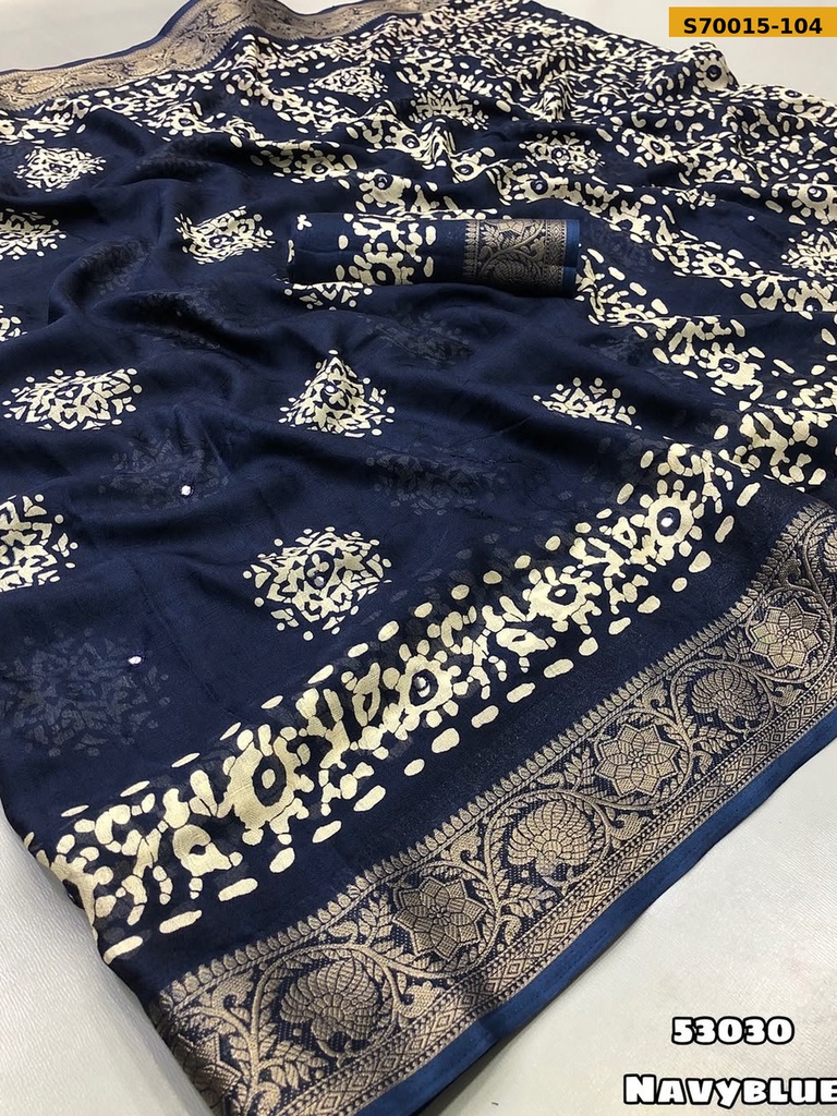 Fancy Marshmello Bandhani Printed Saree Saree