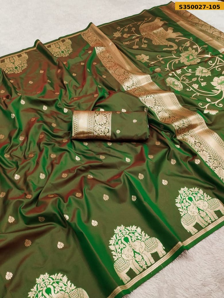 Fancy Soft Banarasi Silk Saree