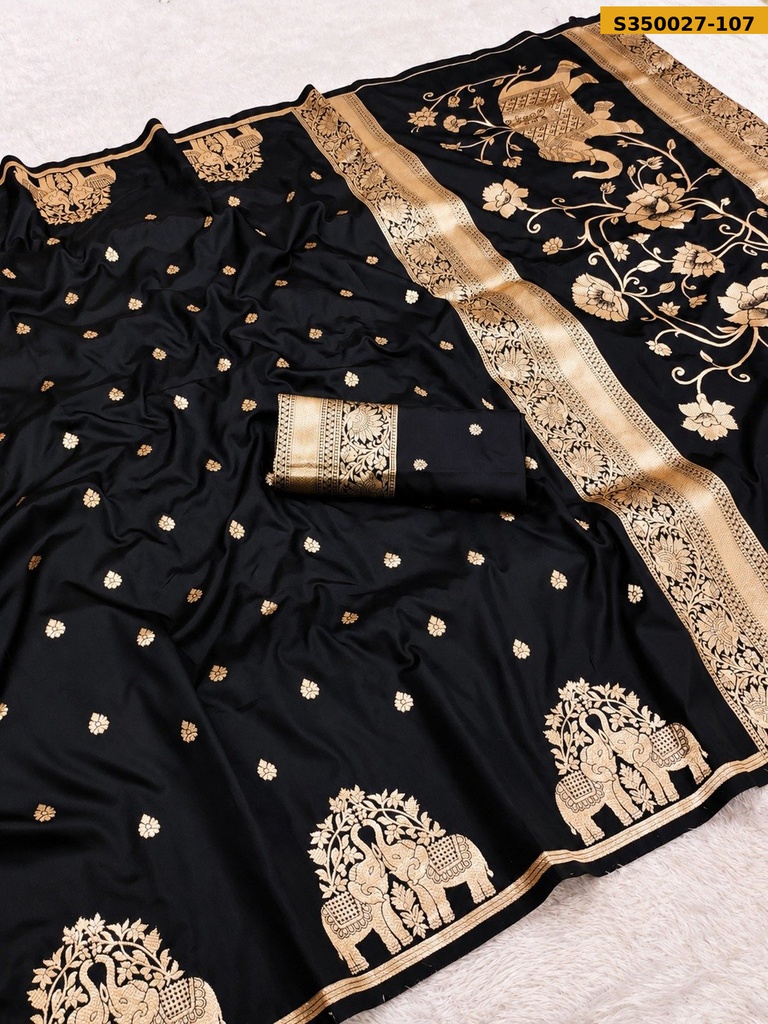 Fancy Soft Banarasi Silk Saree