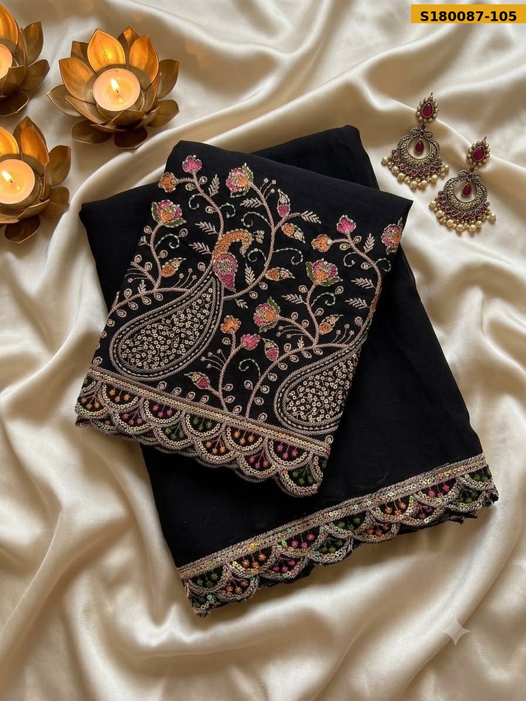 Fancy Star Georgette Saree