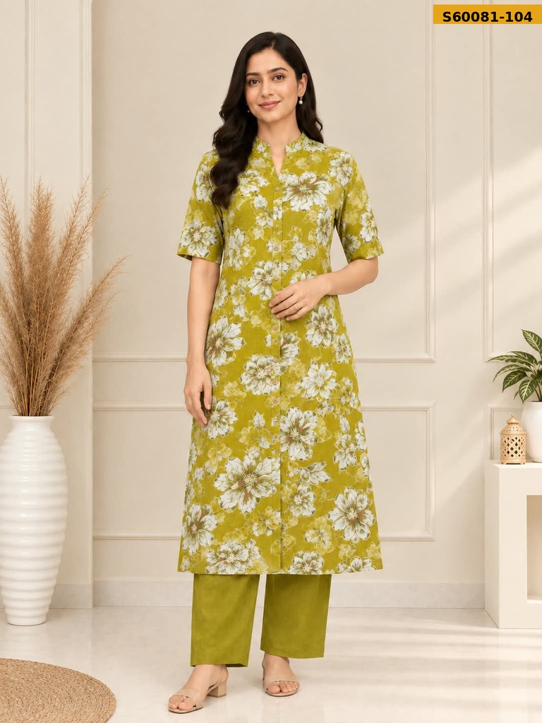 Fancy Cotton Aline Coord Set