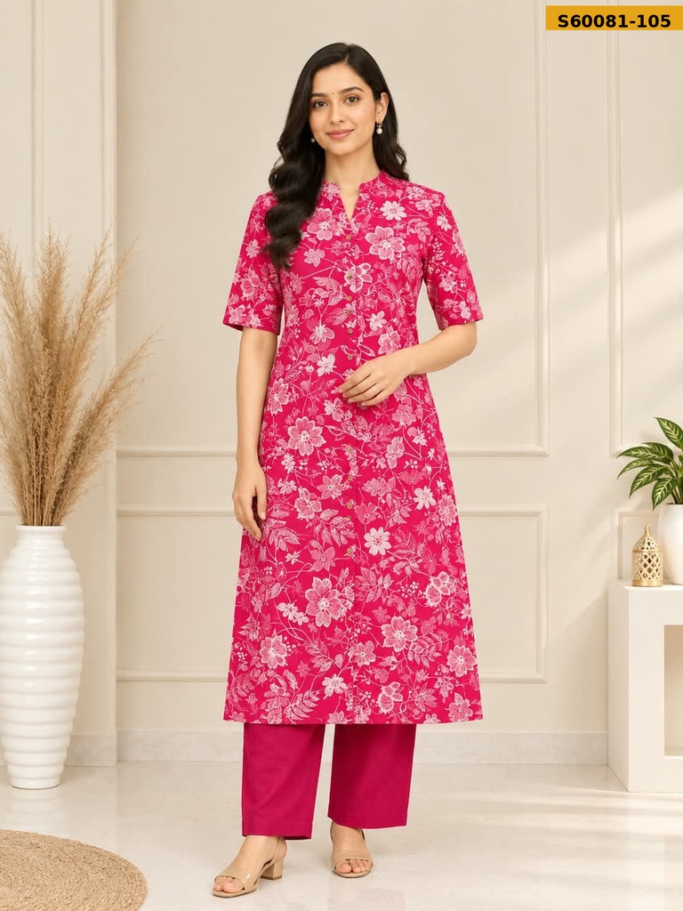 Fancy Cotton Aline Coord Set