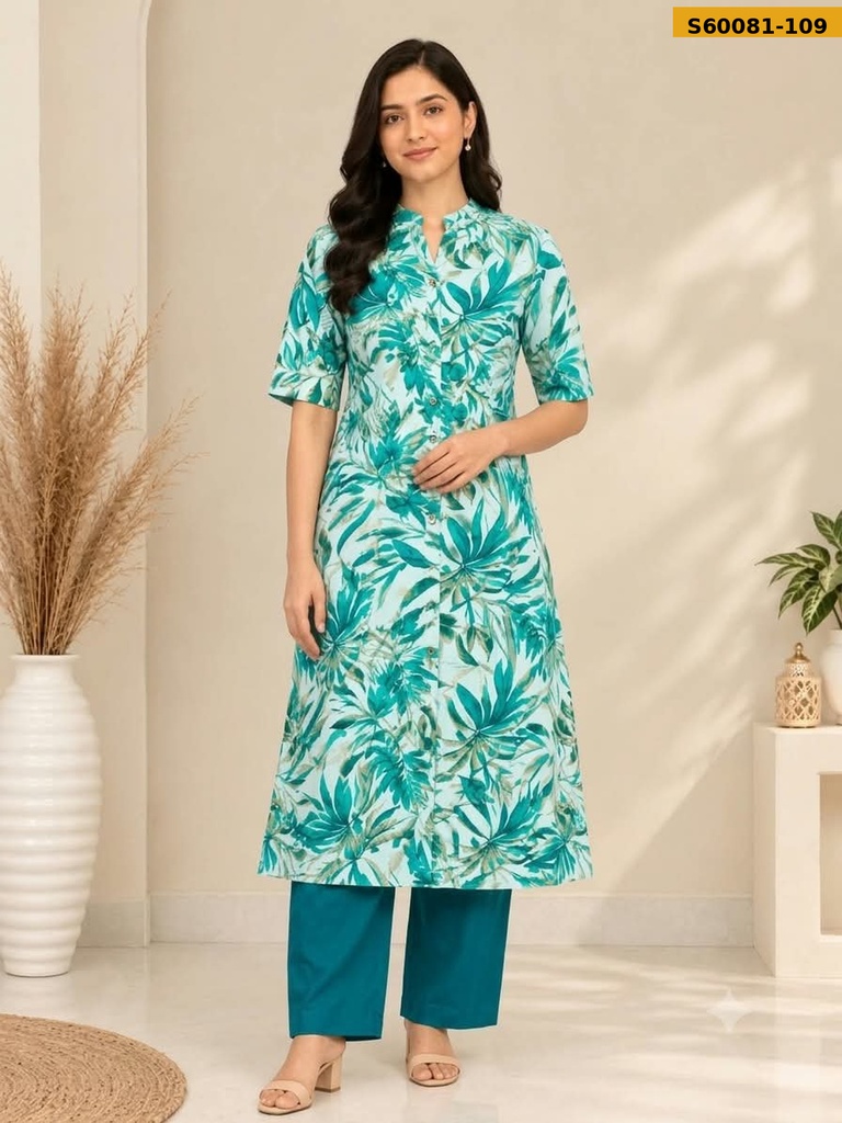 Fancy Cotton Aline Coord Set