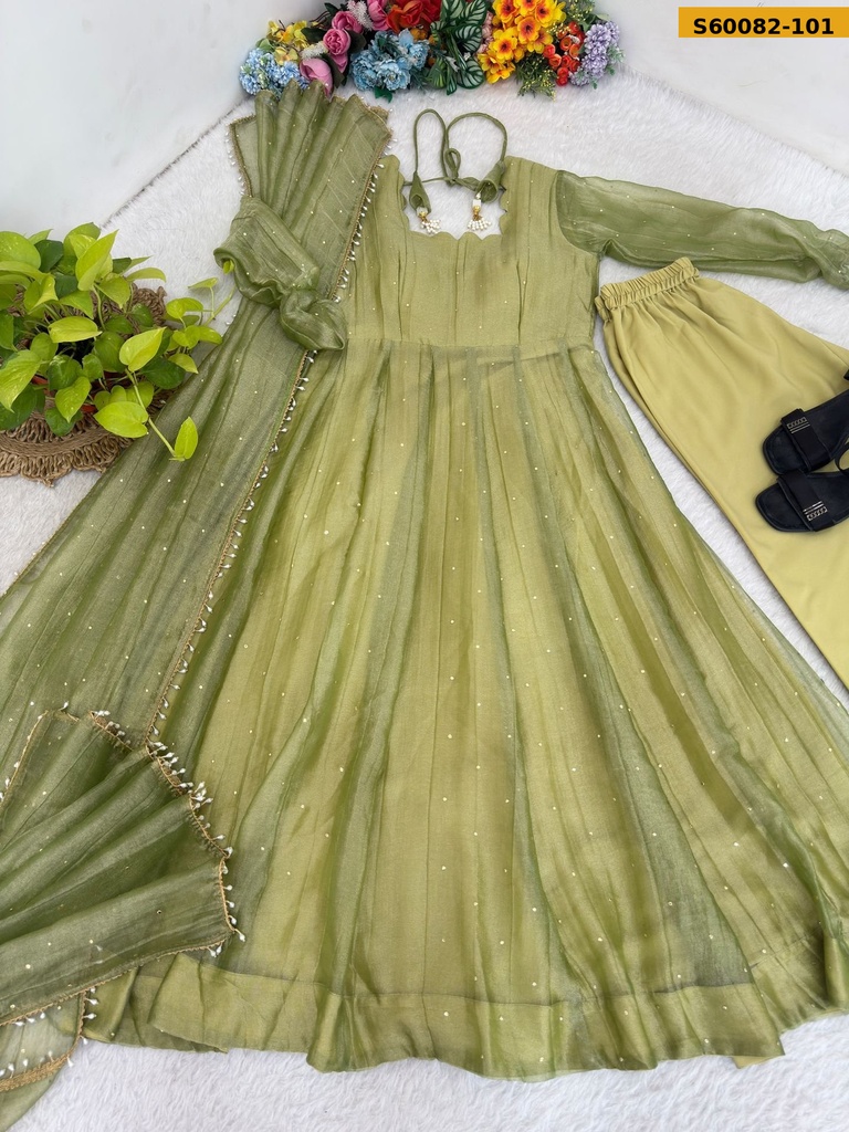 Fancy Micro Crap Cotton 3 Piece Set