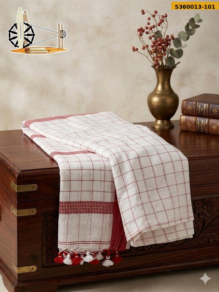 Mercerized cotton sarees