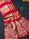 Fancy Crepe Khadi Tissue Paithani Silk Saree