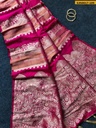 Fancy Crepe Khadi Tissue Paithani Silk Saree
