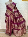 Fancy Crepe Khadi Tissue Paithani Silk Saree