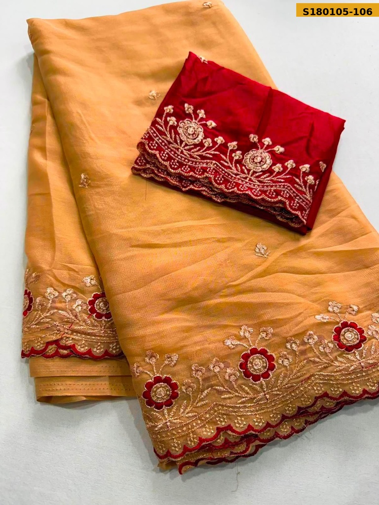 Fancy Star Georgette Saree