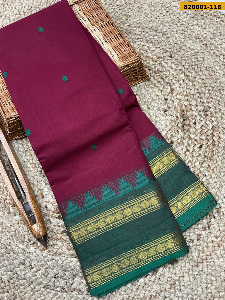 Kanchi Cotton Saree