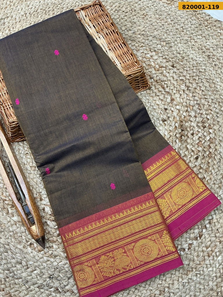 Kanchi Cotton Saree