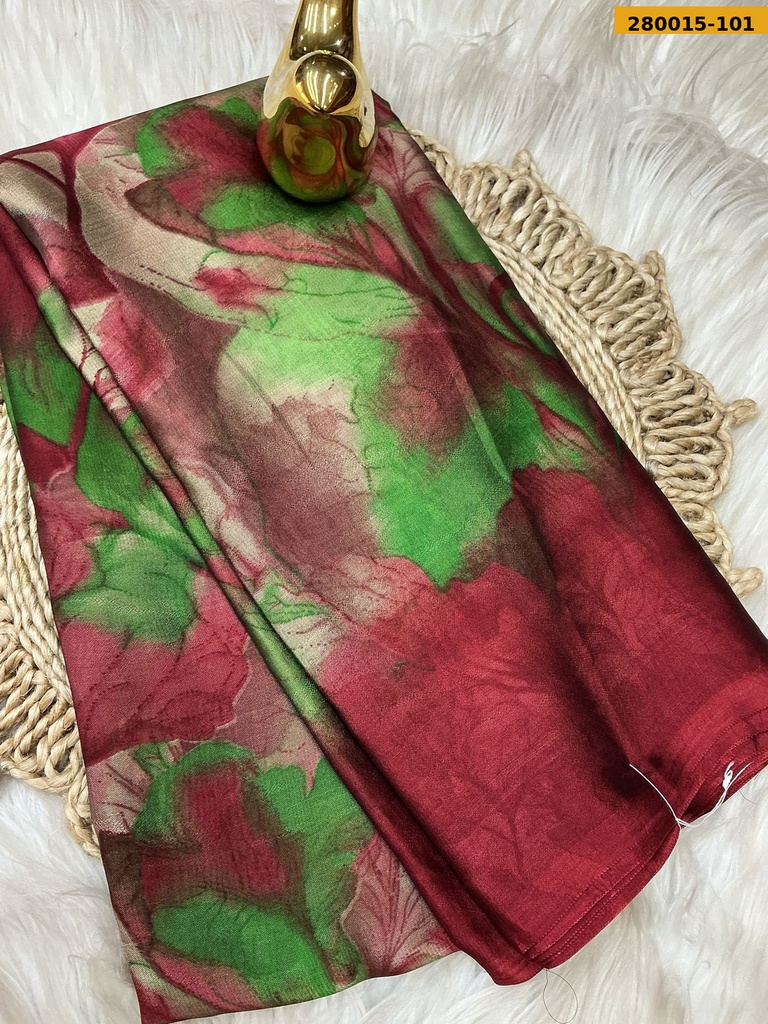 Fancy Metallic chiffon saree