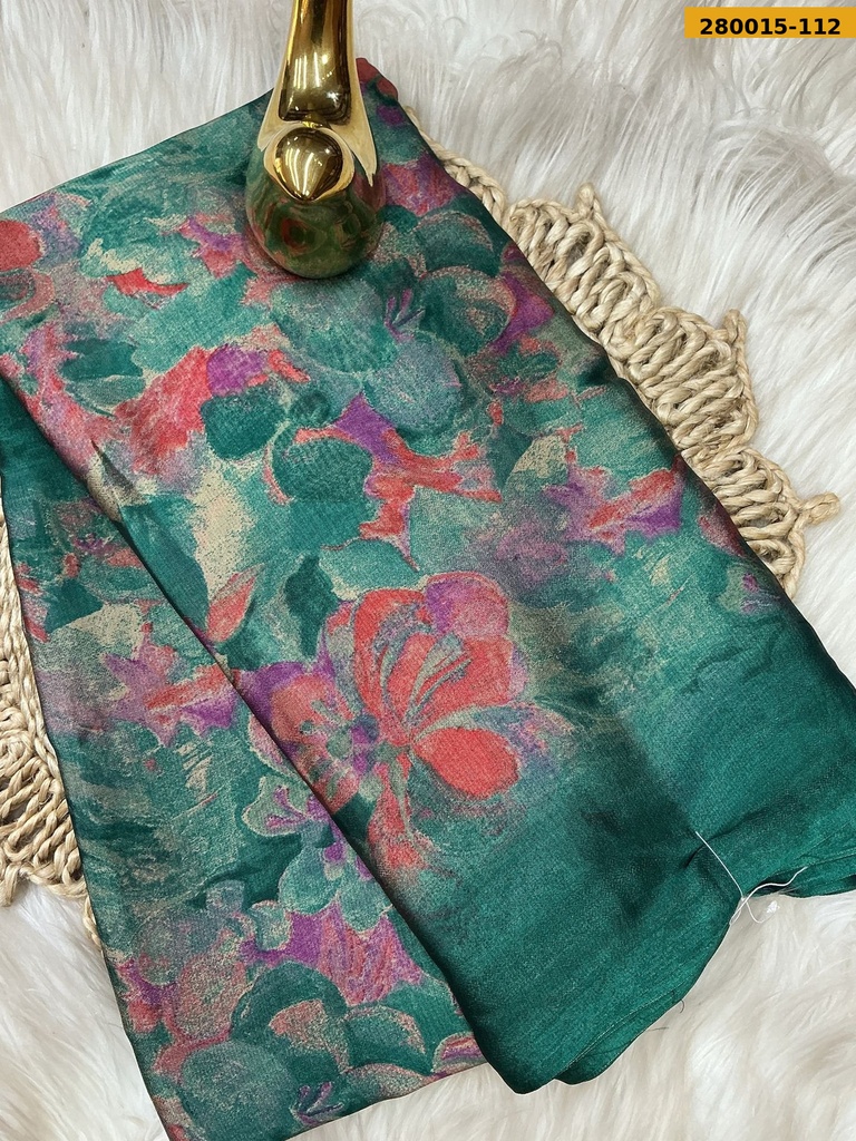 Fancy Metallic chiffon saree