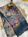 Fancy Metallic chiffon saree