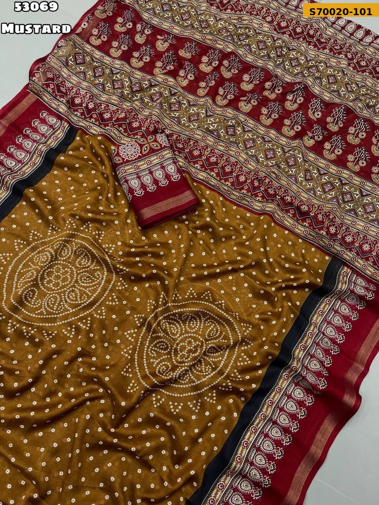 Fancy Soft Mul Cotton Saree