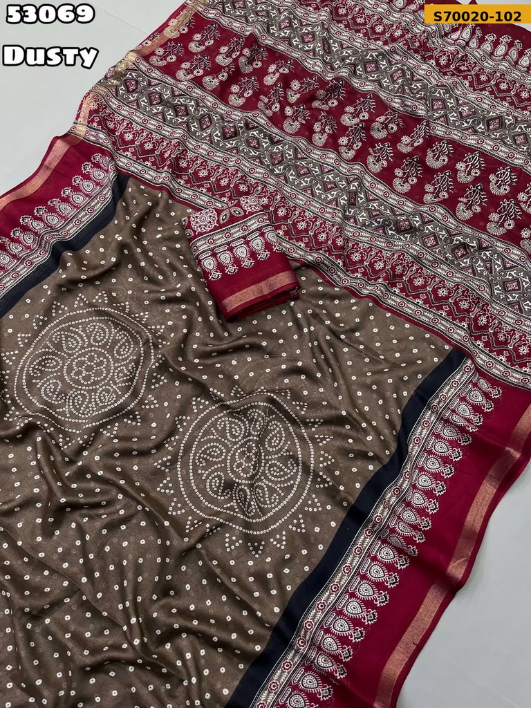 Fancy Soft Mul Cotton Saree