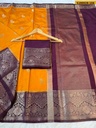 Banarsi Raw Mango Silk Saree