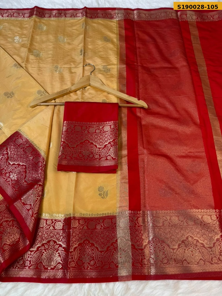 Banarsi Raw Mango Silk Saree