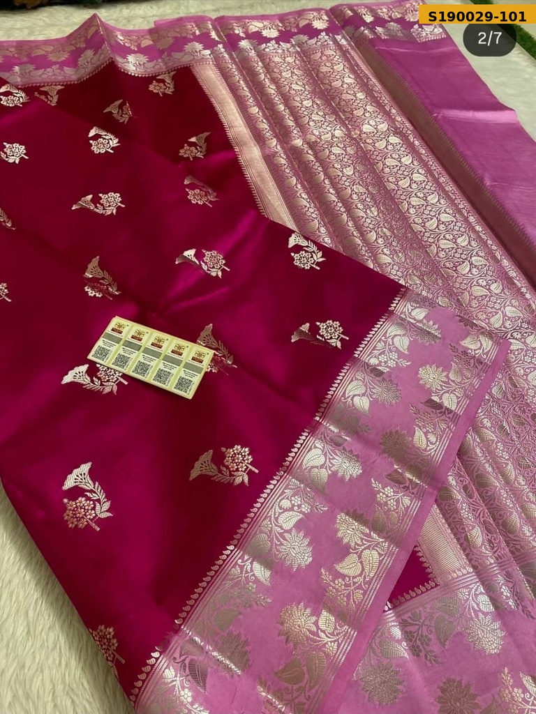 Banarsi Soft Katan Silk Saree
