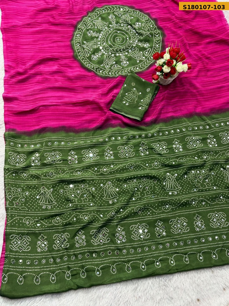Fancy Gajji Soft Silk Saree
