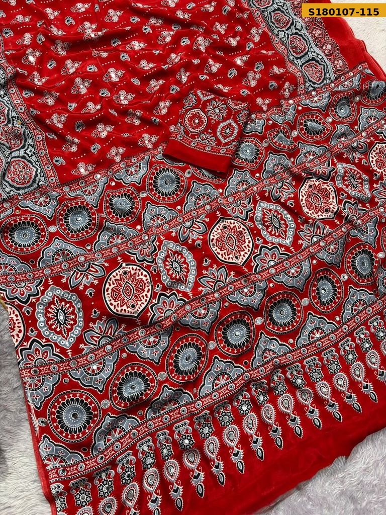 Fancy Gajji Soft Silk Saree