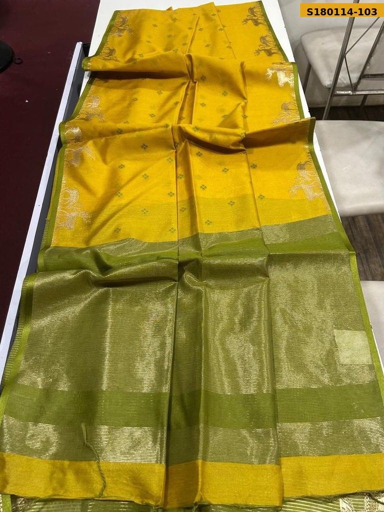 Fancy Khadi Raw Silk Saree