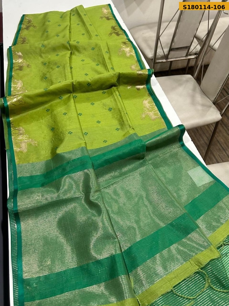 Fancy Khadi Raw Silk Saree