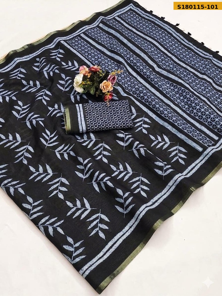 Fancy Mulmul Cotton Saree