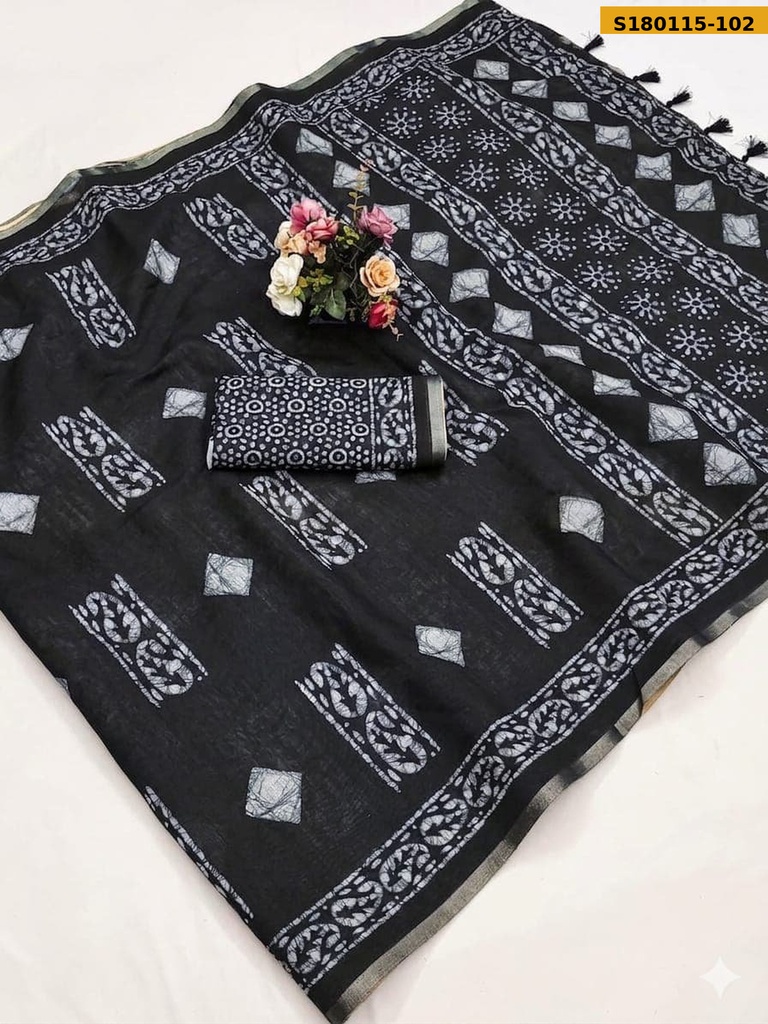 Fancy Mulmul Cotton Saree