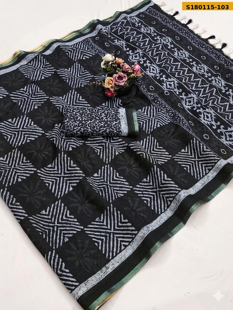 Fancy Mulmul Cotton Saree