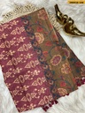 Ikkatkari Fancy Chanderi Silk Saree