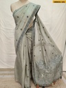 Fancy Chandani Muga cotton saree