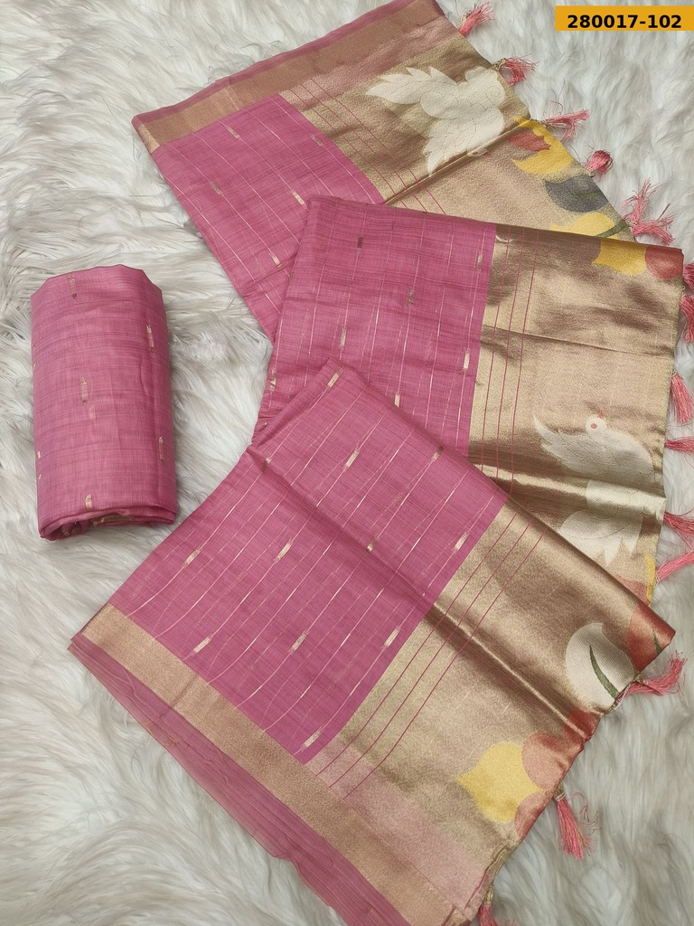Khusboo Fancy Muga Cotton Saree