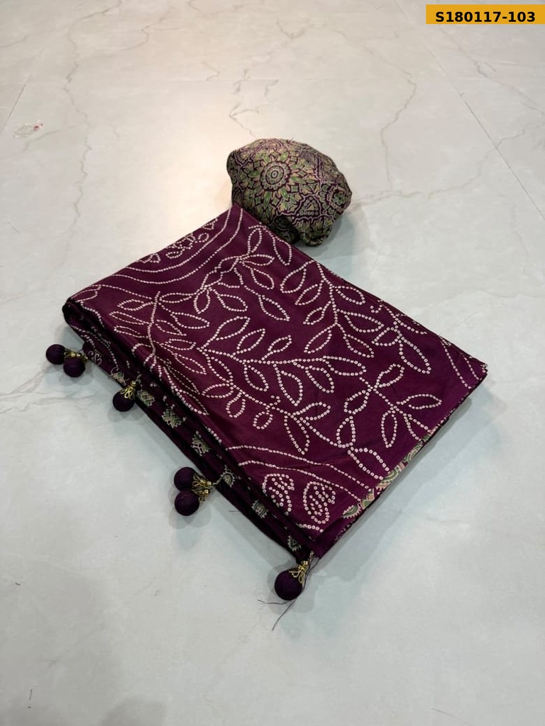 Fancy Crepe Gajji Silk Saree